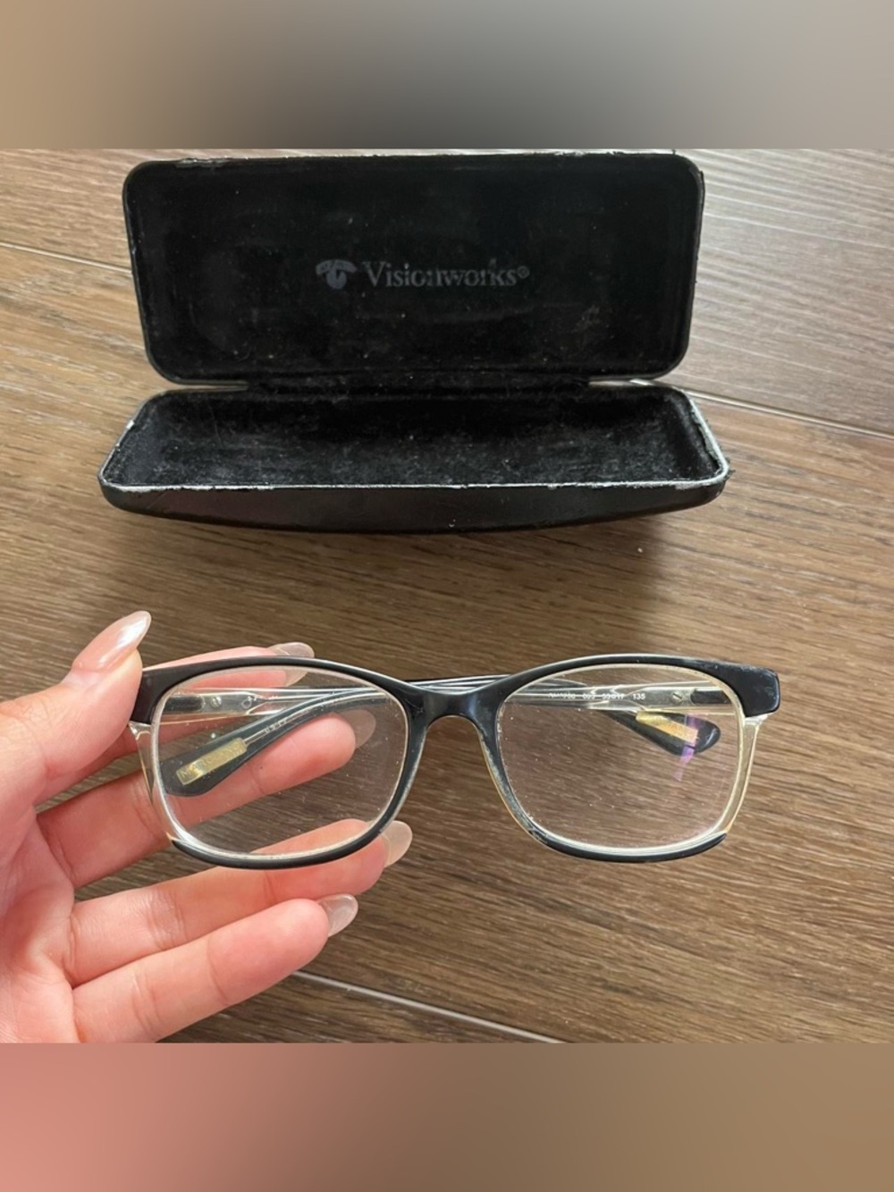 Black Marciano Square Glasses